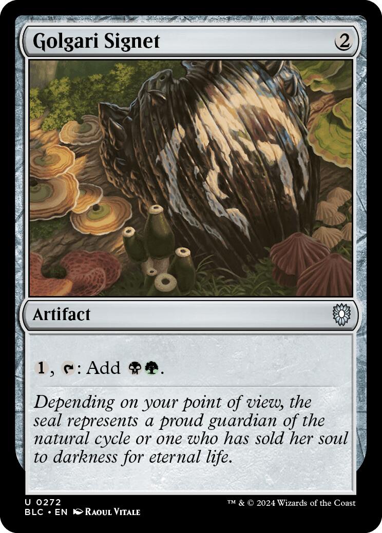 Golgari Signet [Bloomburrow Commander] | Gear Gaming Fayetteville