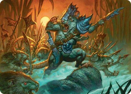 Persistent Marshstalker Art Card [Bloomburrow Art Series] | Gear Gaming Fayetteville