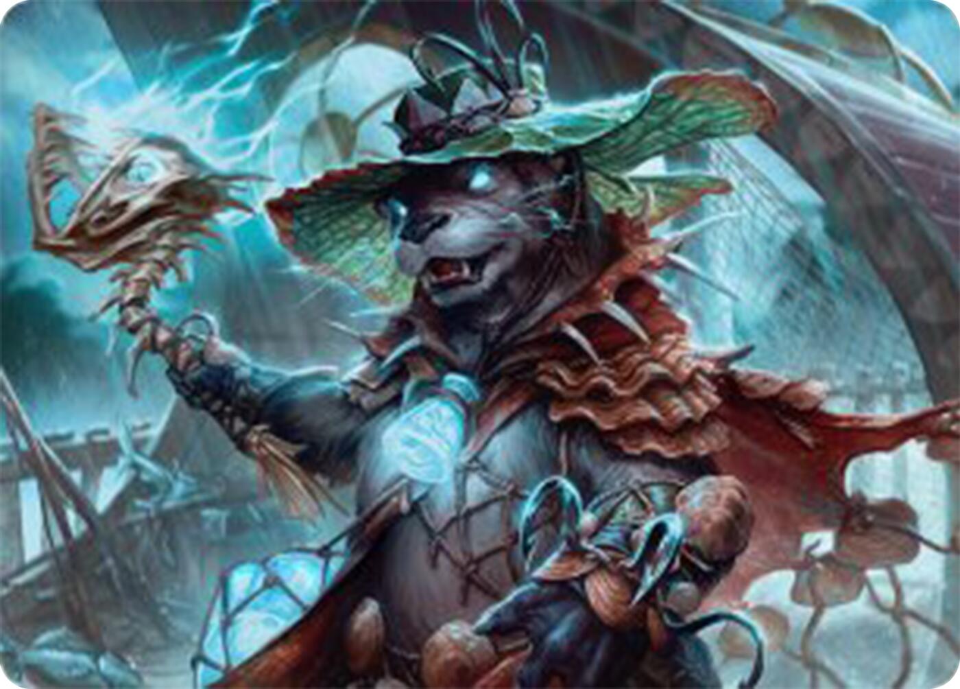 Tempest Angler Art Card [Bloomburrow Art Series] | Gear Gaming Fayetteville
