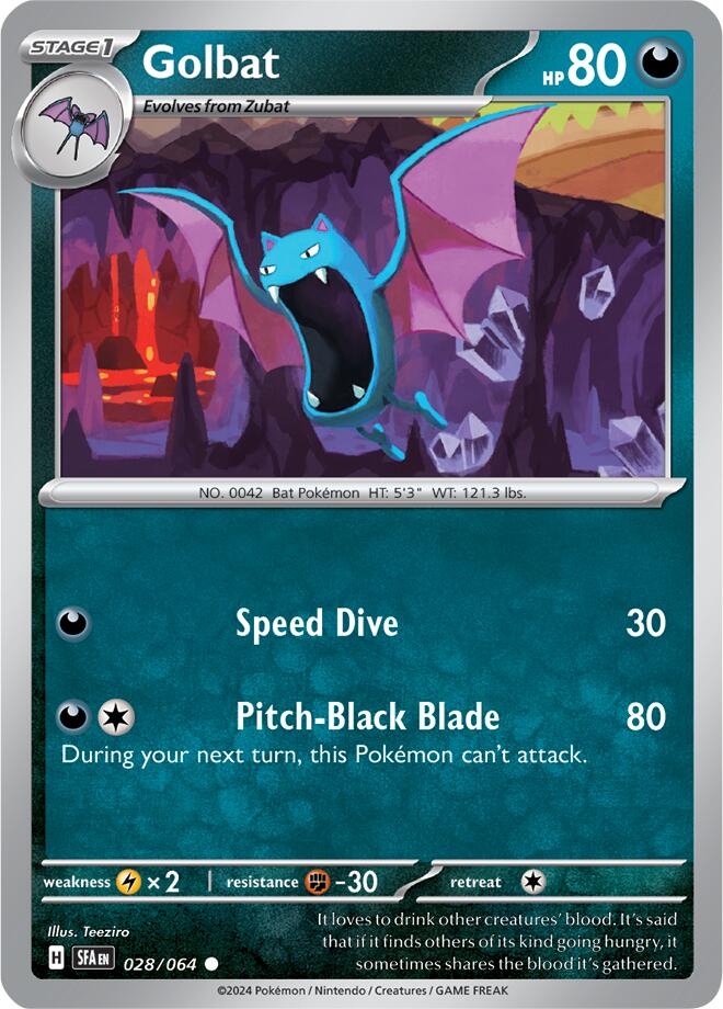 Golbat (028/064) [Scarlet & Violet: Shrouded Fable] | Gear Gaming Fayetteville