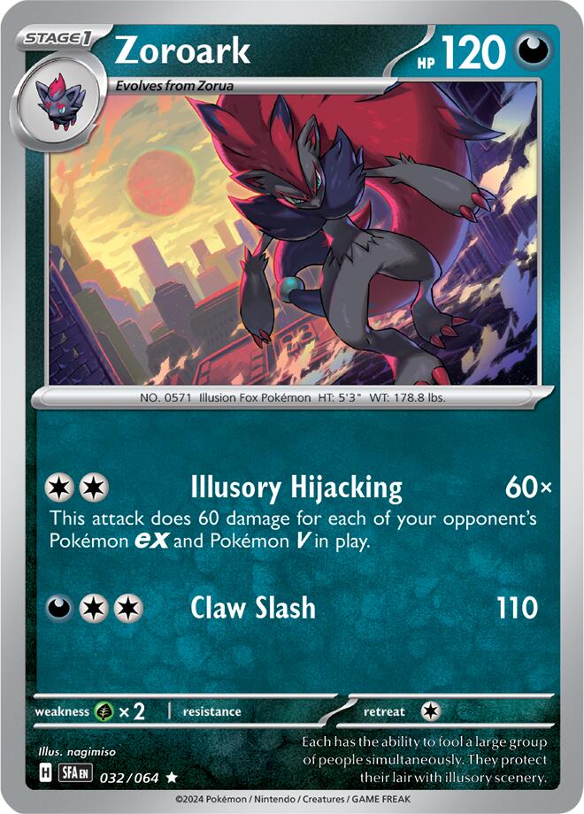 Zoroark (032/064) [Scarlet & Violet: Shrouded Fable] | Gear Gaming Fayetteville