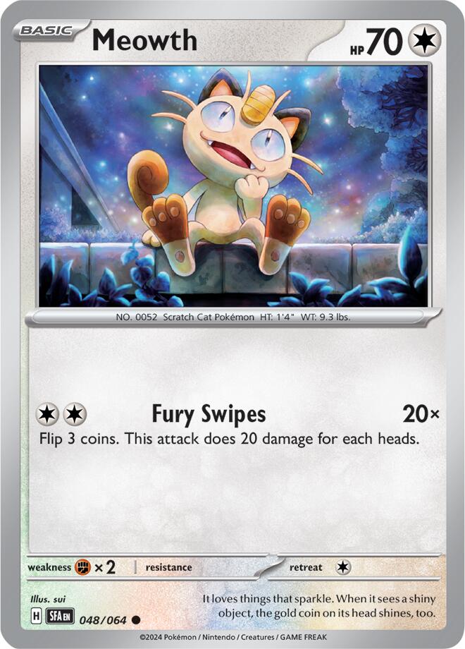 Meowth (048/064) [Scarlet & Violet: Shrouded Fable] | Gear Gaming Fayetteville