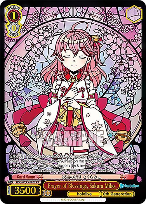 Prayer of Blessings, Sakura Miko (PR) - [hololive production feat. Weiss Schwarz Ambassadors Premium Set] | Gear Gaming Fayetteville