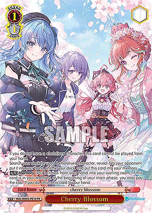 Cherry Blossom (PR) - [hololive production feat. Weiss Schwarz Ambassadors Premium Set] | Gear Gaming Fayetteville