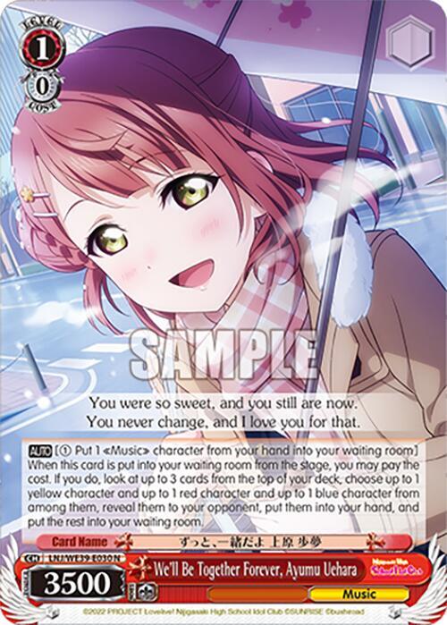 We'll Be Together Forever, Ayumu Uehara - [Love Live! School Idol Festival Series 10th Anniversary Premium Booster] | Gear Gaming Fayetteville