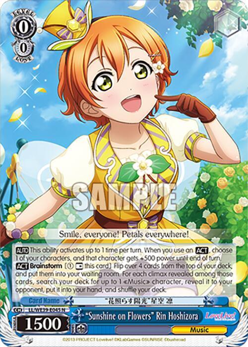 "Sunshine on Flowers" Rin Hoshizora - [Love Live! School Idol Festival Series 10th Anniversary Premium Booster] | Gear Gaming Fayetteville