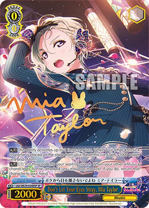 Don't Let Your Eyes Stray, Mia Taylor (SP) - [Love Live! School Idol Festival Series 10th Anniversary Premium Booster] | Gear Gaming Fayetteville