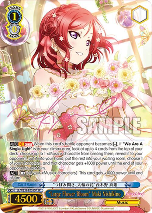 "Large Flower Bloom" Maki Nishikino (SP) - [Love Live! School Idol Festival Series 10th Anniversary Premium Booster] | Gear Gaming Fayetteville