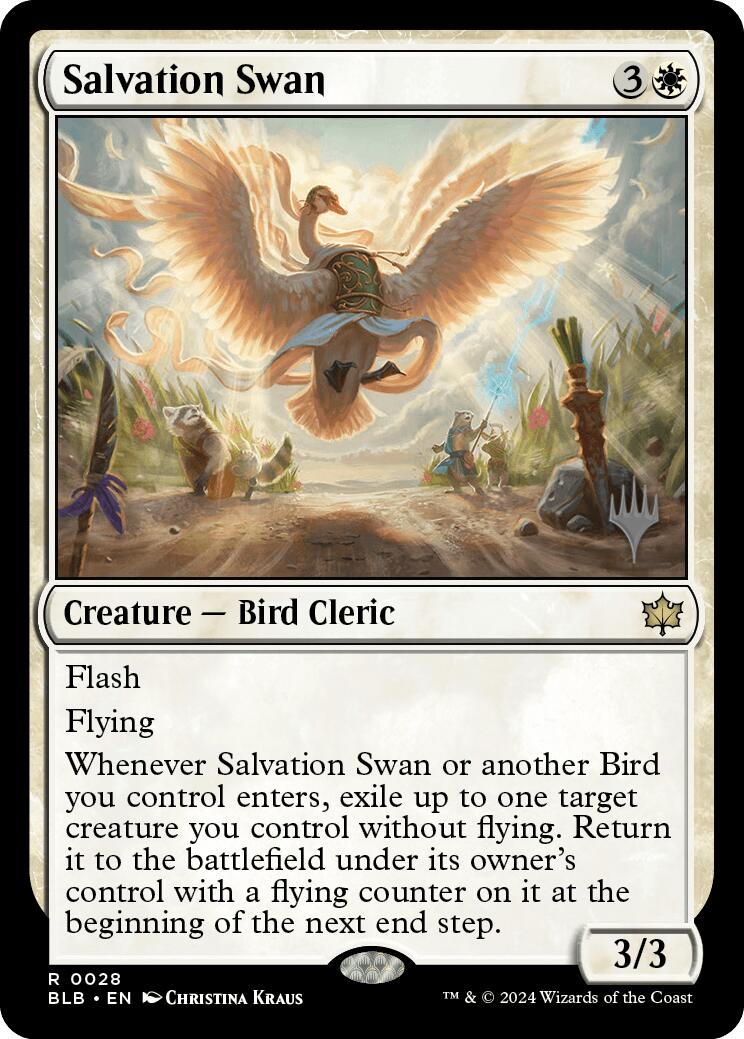 Salvation Swan (Promo Pack) [Bloomburrow Promos] | Gear Gaming Fayetteville