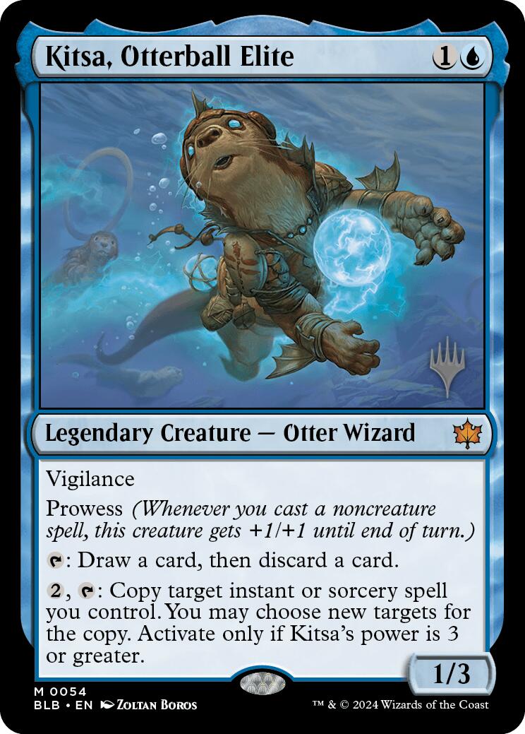 Kitsa, Otterball Elite (Promo Pack) [Bloomburrow Promos] | Gear Gaming Fayetteville