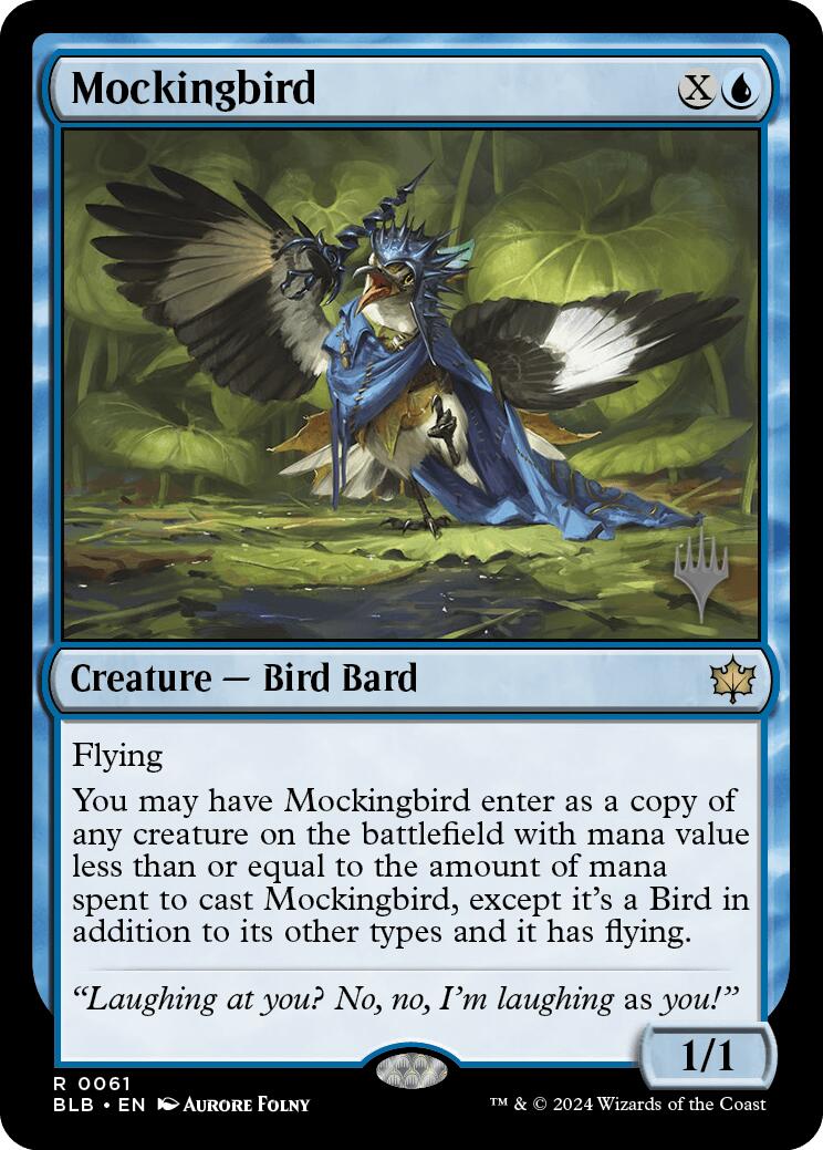 Mockingbird (Promo Pack) [Bloomburrow Promos] | Gear Gaming Fayetteville