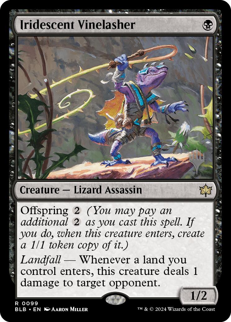 Iridescent Vinelasher (Promo Pack) [Bloomburrow Promos] | Gear Gaming Fayetteville