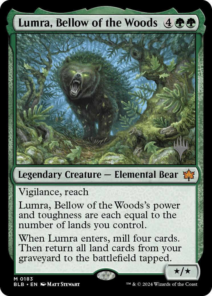 Lumra, Bellow of the Woods (Promo Pack) [Bloomburrow Promos] | Gear Gaming Fayetteville