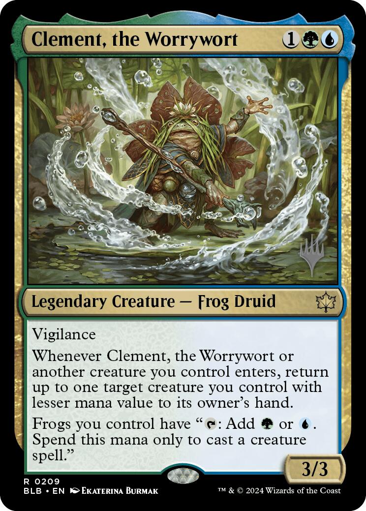 Clement, the Worrywort (Promo Pack) [Bloomburrow Promos] | Gear Gaming Fayetteville