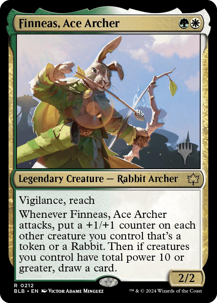 Finneas, Ace Archer (Promo Pack) [Bloomburrow Promos] | Gear Gaming Fayetteville