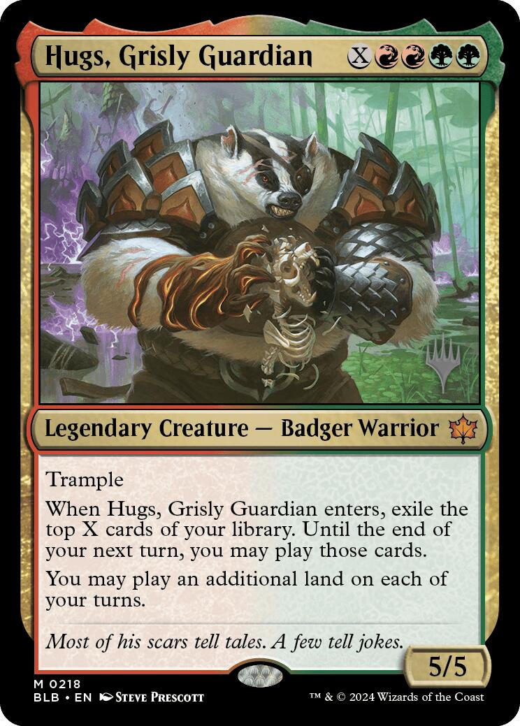 Hugs, Grisly Guardian (Promo Pack) [Bloomburrow Promos] | Gear Gaming Fayetteville