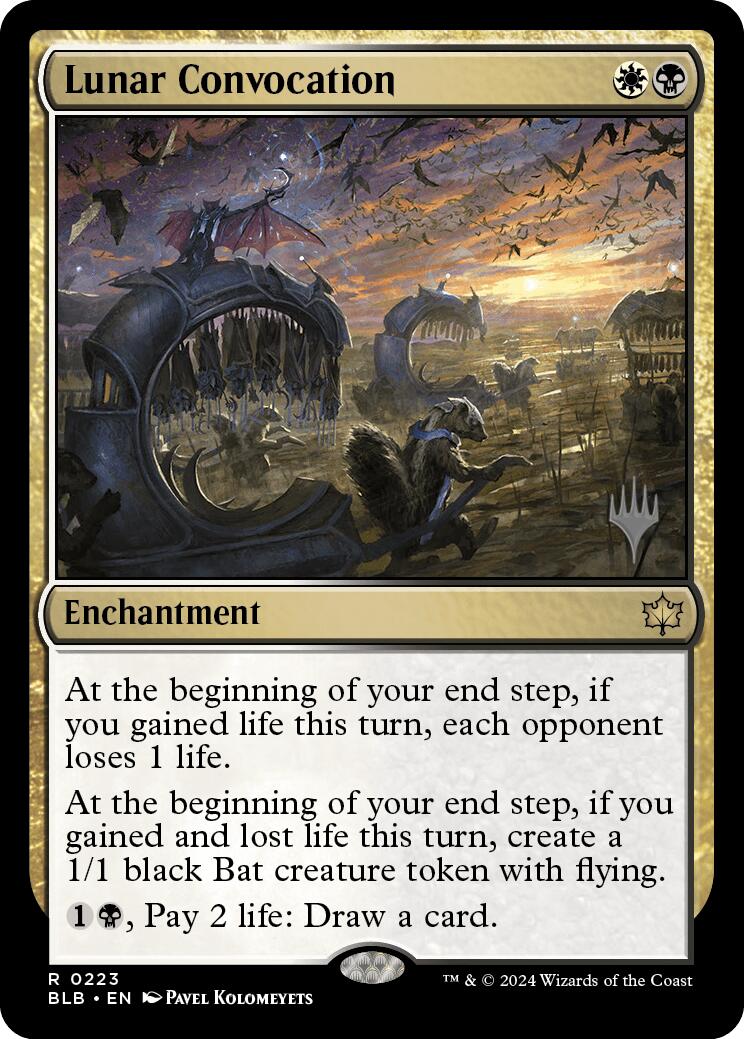 Lunar Convocation (Promo Pack) [Bloomburrow Promos] | Gear Gaming Fayetteville