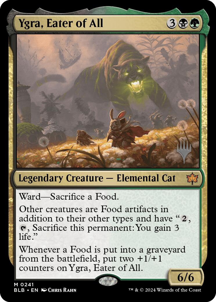 Ygra, Eater of All (Promo Pack) [Bloomburrow Promos] | Gear Gaming Fayetteville