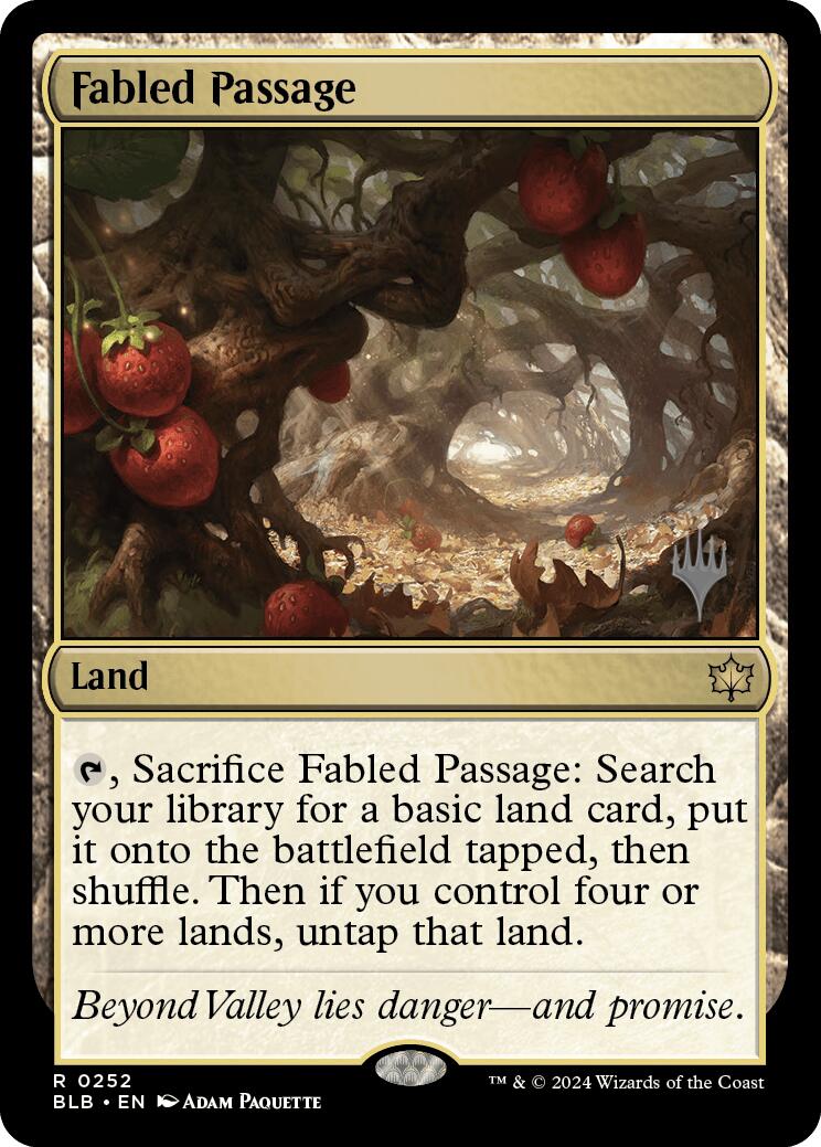 Fabled Passage (Promo Pack) [Bloomburrow Promos] | Gear Gaming Fayetteville