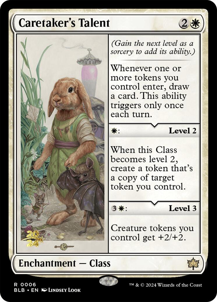 Caretaker's Talent [Bloomburrow Prerelease Promos] | Gear Gaming Fayetteville