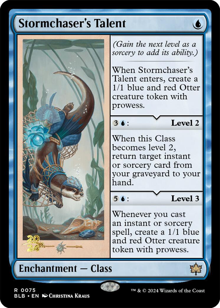 Stormchaser's Talent [Bloomburrow Prerelease Promos] | Gear Gaming Fayetteville