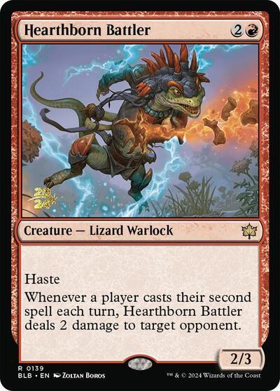 Hearthborn Battler [Bloomburrow Prerelease Promos] | Gear Gaming Fayetteville