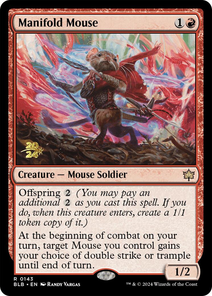 Manifold Mouse [Bloomburrow Prerelease Promos] | Gear Gaming Fayetteville