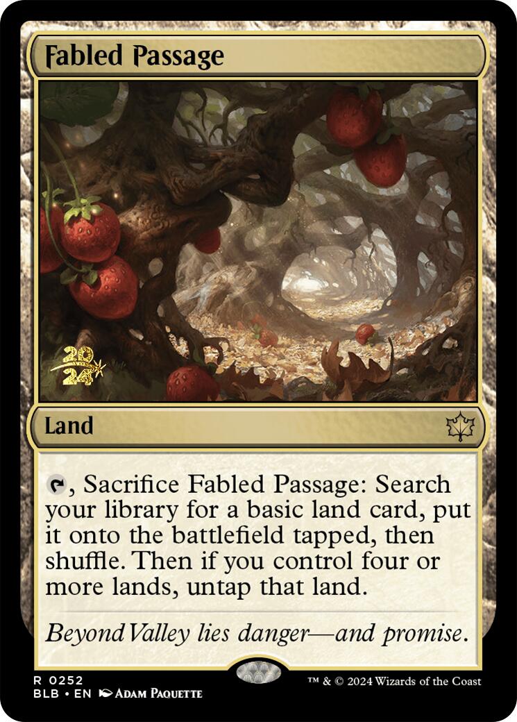 Fabled Passage [Bloomburrow Prerelease Promos] | Gear Gaming Fayetteville