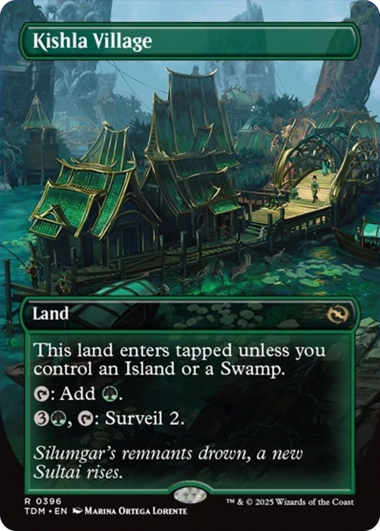 Kishla Village (Borderless) [Tarkir: Dragonstorm] | Gear Gaming Fayetteville