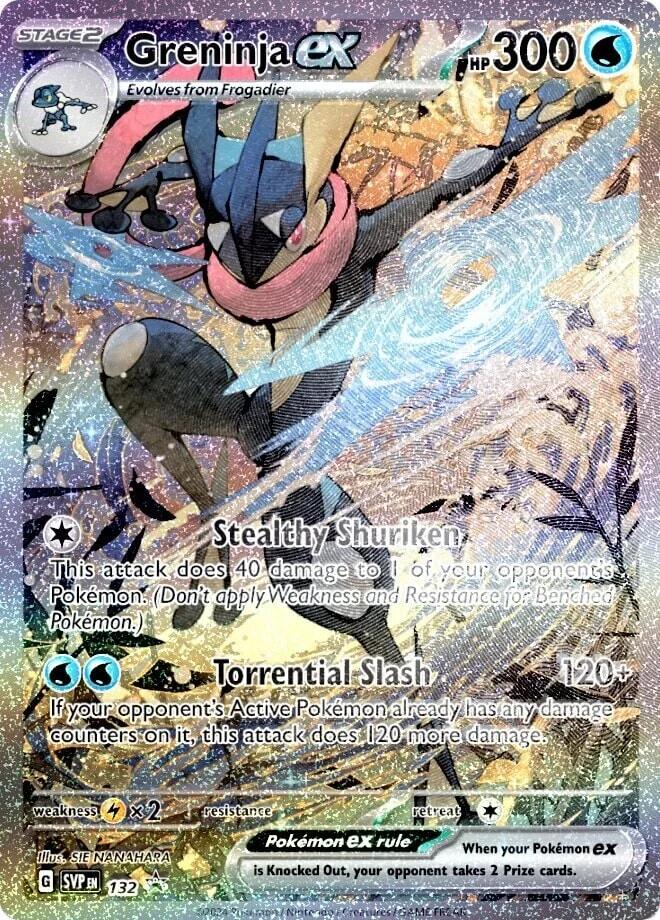 Greninja ex (132) [Scarlet & Violet: Black Star Promos] | Gear Gaming Fayetteville