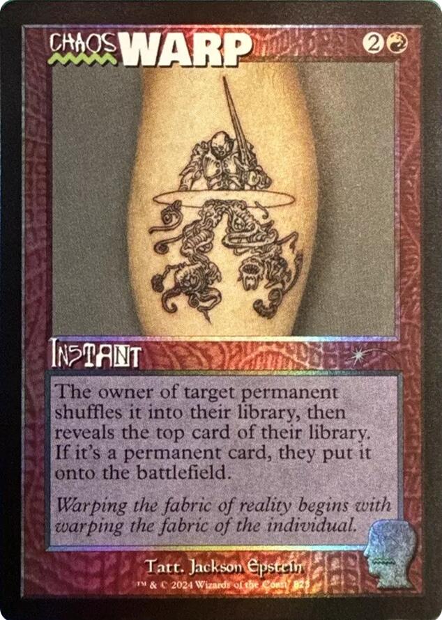 Chaos Warp (Rainbow Foil) [Secret Lair Drop Series] | Gear Gaming Fayetteville