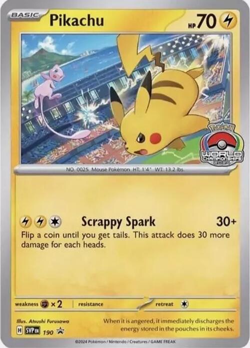 Pikachu (190) [Scarlet & Violet: Black Star Promos] | Gear Gaming Fayetteville