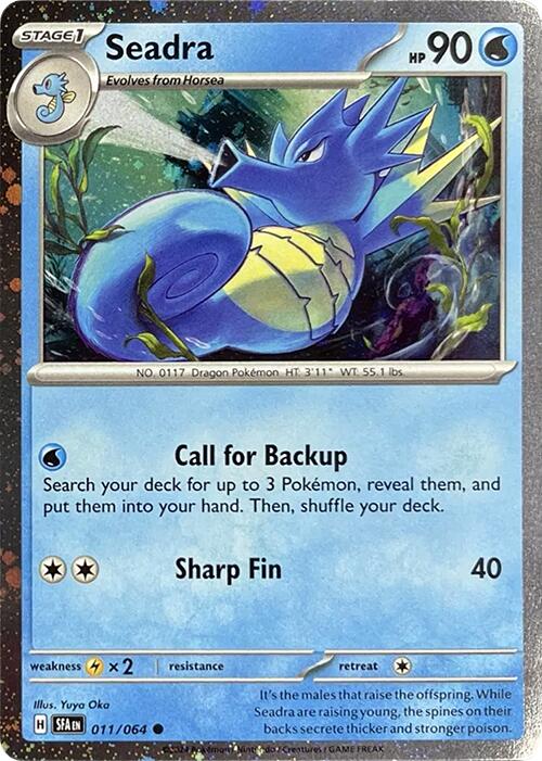 Seadra (011/064) (Cosmos Holo) [Miscellaneous Cards] | Gear Gaming Fayetteville