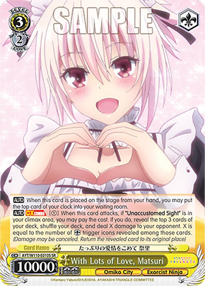 With Lots of Love, Matsuri (SR) - [Ayakashi Triangle] | Gear Gaming Fayetteville