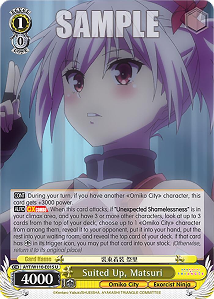 Suited Up, Matsuri - [Ayakashi Triangle] | Gear Gaming Fayetteville