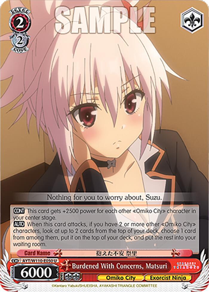 Burdened With Concerns, Matsuri - [Ayakashi Triangle] | Gear Gaming Fayetteville