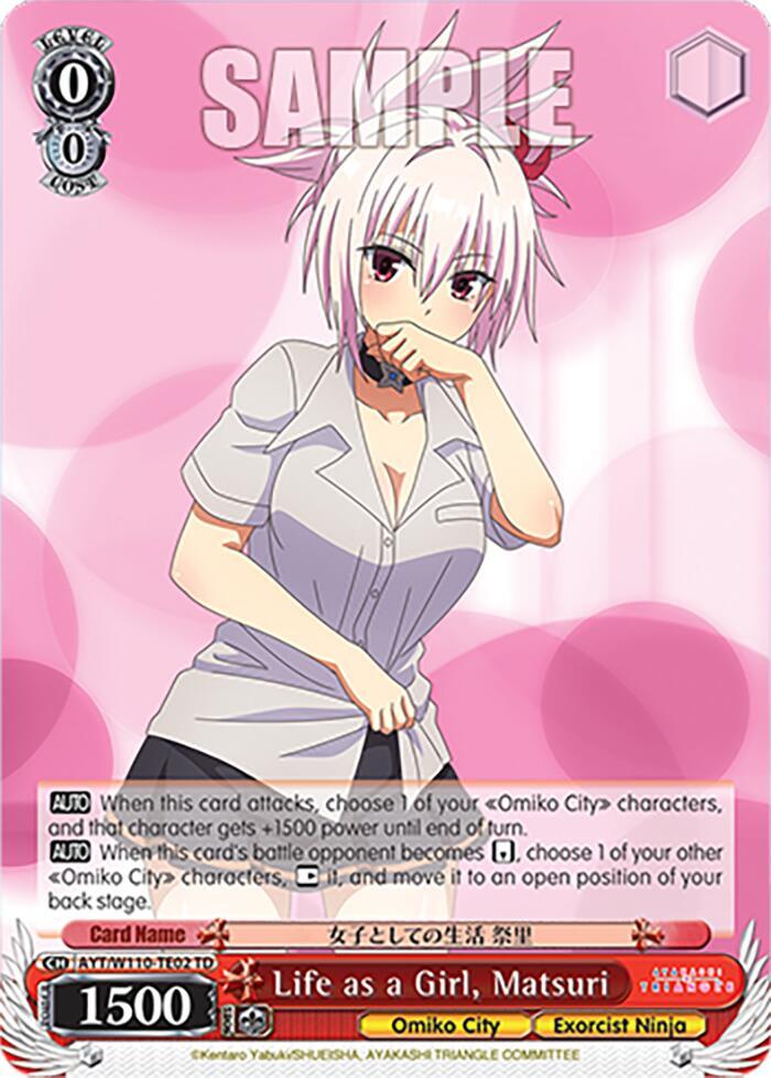 Life as a Girl, Matsuri - [Ayakashi Triangle] | Gear Gaming Fayetteville