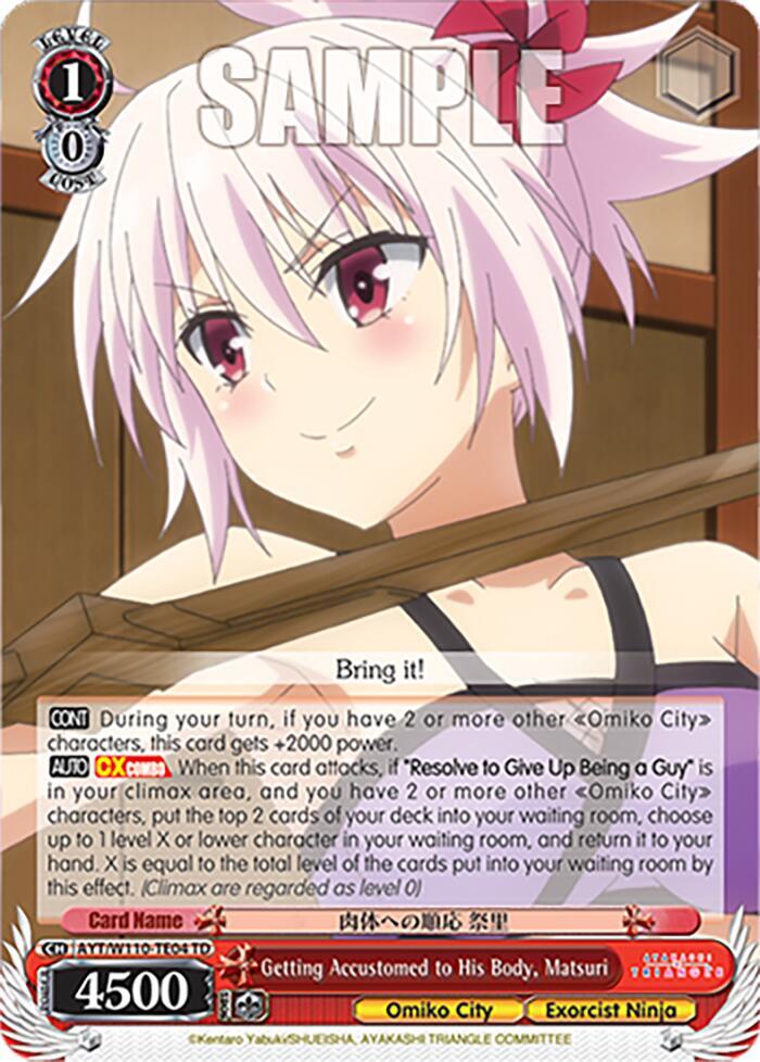 Getting Accustomed to His Body, Matsuri - [Ayakashi Triangle] | Gear Gaming Fayetteville