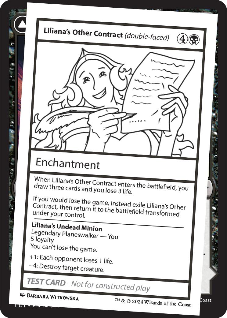 Liliana's Other Contract (double-faced) [Mystery Booster 2 Playtest Cards] | Gear Gaming Fayetteville