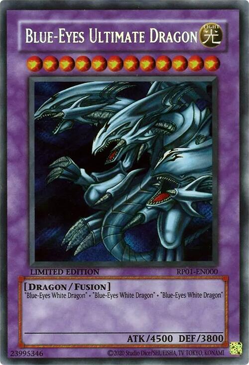 Blue-Eyes Ultimate Dragon [RP01-EN000] Secret Rare | Gear Gaming Fayetteville