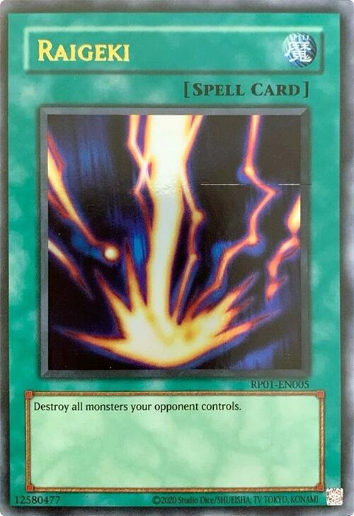 Raigeki [RP01-EN005] Ultra Rare | Gear Gaming Fayetteville
