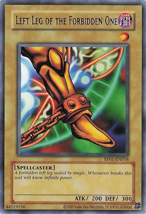 Left Leg of the Forbidden One [RP01-EN018] Rare | Gear Gaming Fayetteville