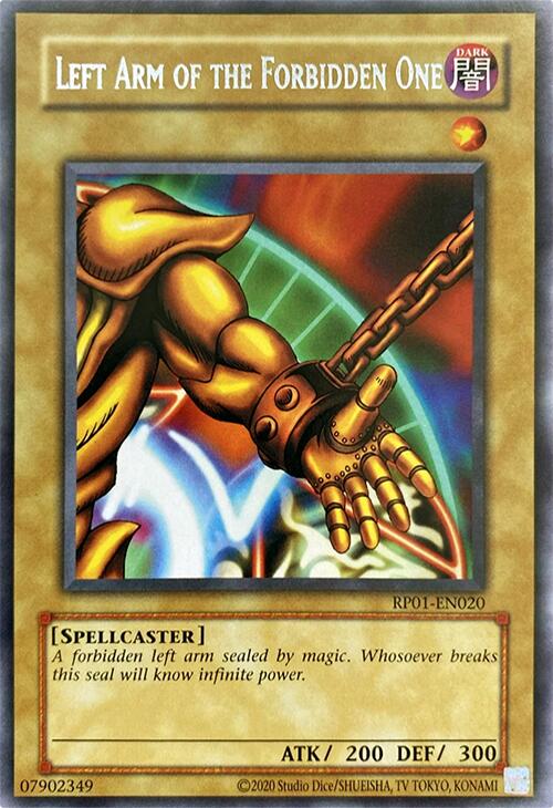 Left Arm of the Forbidden One [RP01-EN020] Rare | Gear Gaming Fayetteville