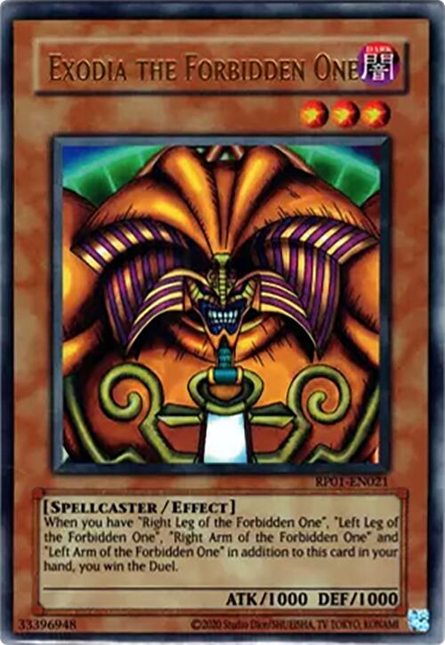 Exodia the Forbidden One [RP01-EN021] Ultra Rare | Gear Gaming Fayetteville
