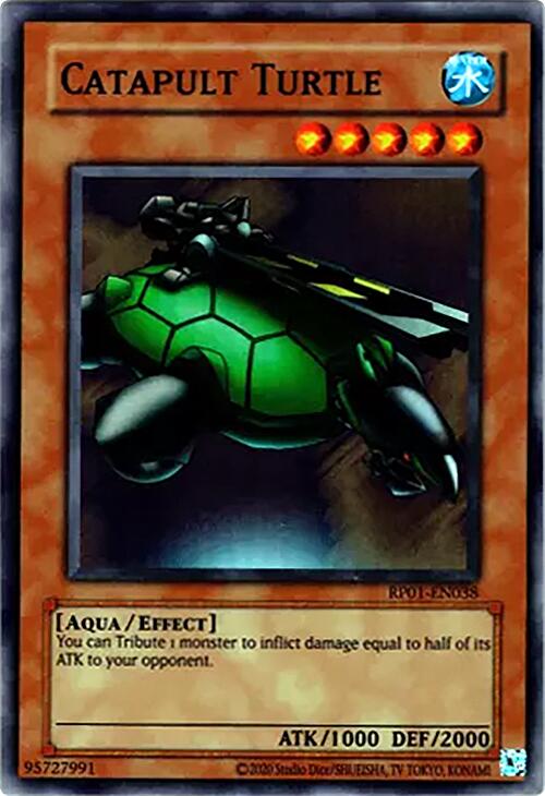 Catapult Turtle [RP01-EN038] Super Rare | Gear Gaming Fayetteville