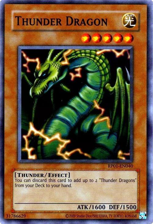 Thunder Dragon [RP01-EN040] Common | Gear Gaming Fayetteville