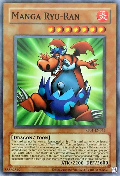 Manga Ryu-Ran [RP01-EN062] Common | Gear Gaming Fayetteville