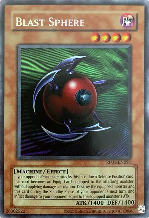 Blast Sphere [RP01-EN091] Secret Rare | Gear Gaming Fayetteville
