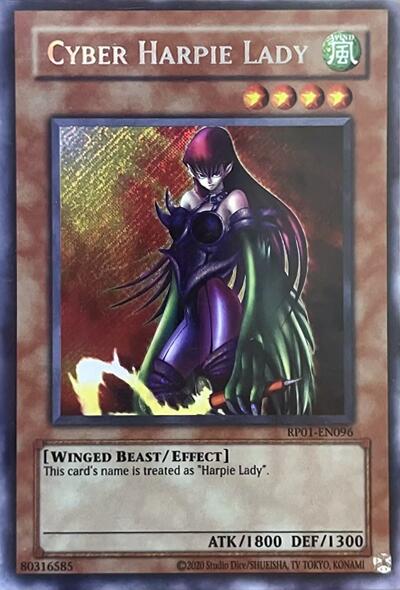 Cyber Harpie Lady [RP01-EN096] Secret Rare | Gear Gaming Fayetteville
