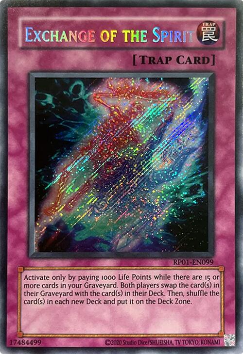 Exchange of the Spirit [RP01-EN099] Secret Rare | Gear Gaming Fayetteville